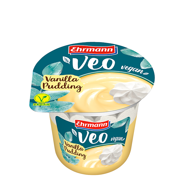 Ehrmann Veo Vegan Pudding Vanilla & Topping 175g