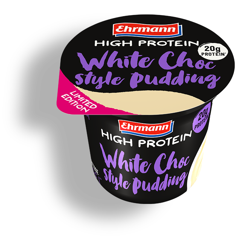 High Protein Pudding White Choc